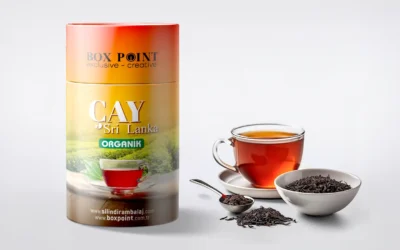 Siyah Çay Silindir Kutu Ambalajı | Yerli ve Dünya Çaylarına Özel Estetik ve Koruyucu Sunum
